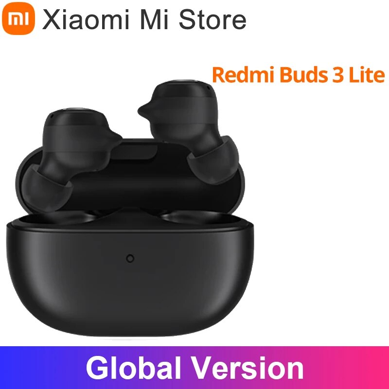 Global Versie Xiaomi Redmi Knoppen 3 Lite Oortelefoon Bluetooth 5.2 Ruisonderdrukking Touch Control Mi Knoppen 3 True Draadloze Hoofdtelefoon