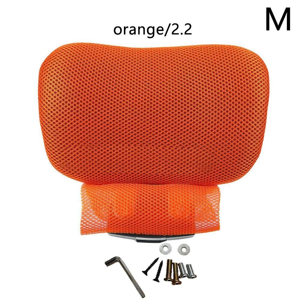 Office Computer Chair Headrest Adjustable Swivel Lifting Chair Neck Protection Pillow Office Chair Accessories Free Installation: 2.2-Orange