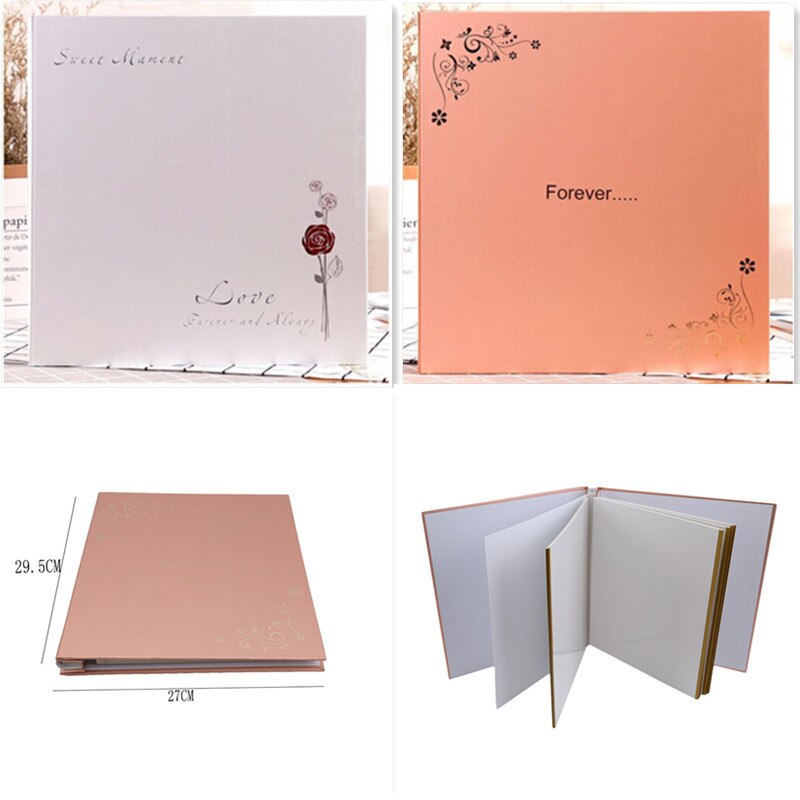Duży 10w Scrapbooking album fotograficzny Wykonany ręcznie DIY twardy papier zdjęcie ślubne album pamięć albumy ze zdjęciami