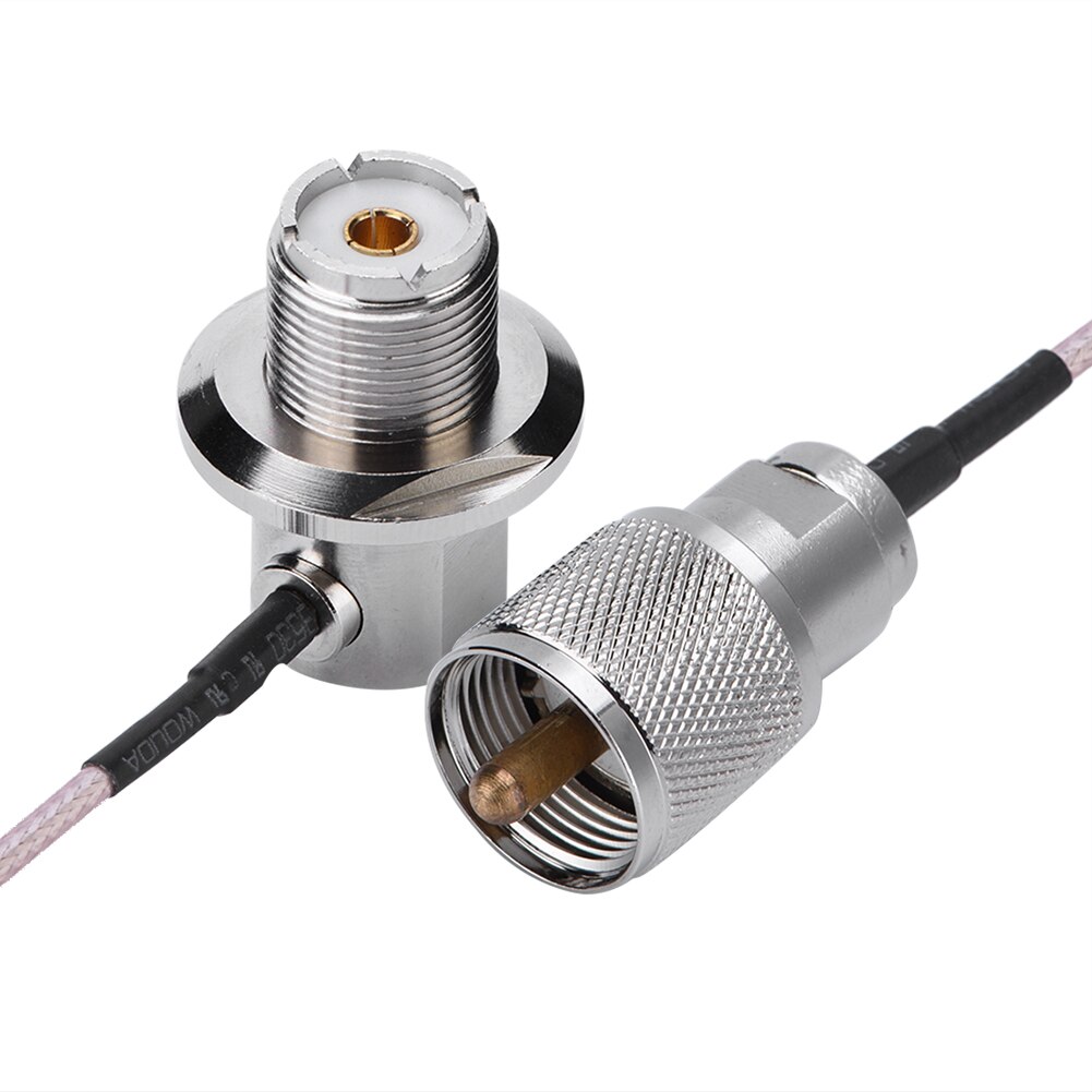brand SOONHUA Coaxial Coax Cable 5M Coaxial Coax Cables Male to Female Socket Adapter for Mobile Radio Antenna