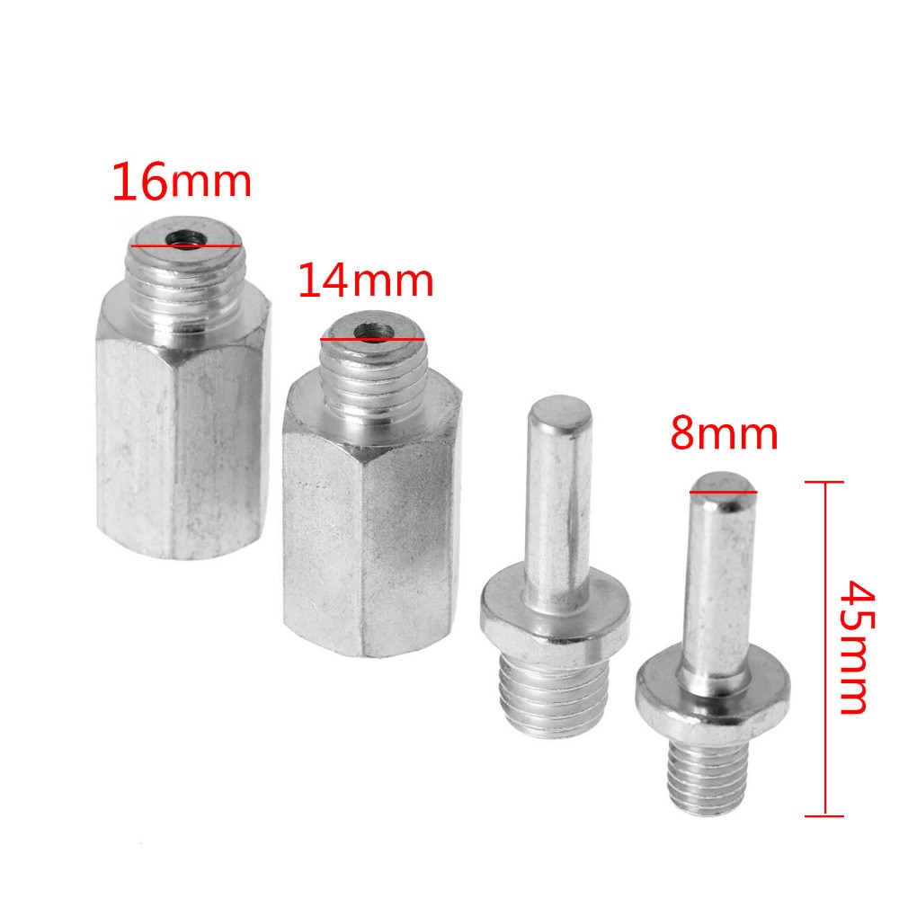 Polieren Pad M14 16 Gewinde Ändern Adapter Für M14/M10 Backer Platte Stahl M14 zu M16 Haken Backer Platte pleuel 5/8 "-11