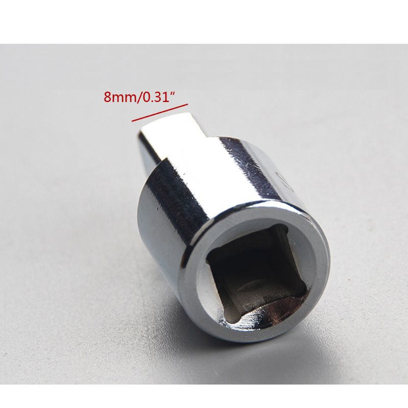 8mm Square Head Oil Crankcase Drain Plug Key Tool Remover Fits Auto Accessories E7CA