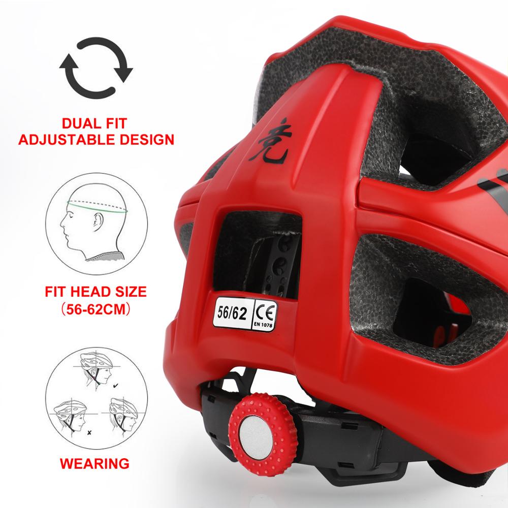 WEST BIKING Bicycle Helmet Trail XC MTB All-terrain Bike Helmet OFF-ROAD Casco Ciclismo Bicicleta Mountain Bike Cycling Helmet