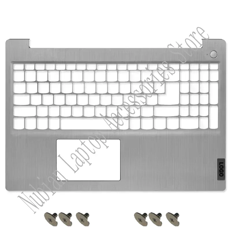 For Lenovo IdeaPad 3 15ADA6 15ITL6 15ALC6 Laptop LCD Back Cover Front Bezel Palmrest Bottom Case Keyboard Hinges: LIGHT BLUE