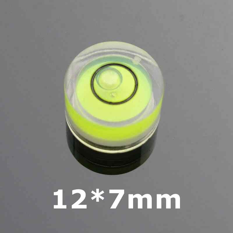 (100 Pieces/Lot) Spirit level vial Round bubble level mini spirit level Bubble Bullseye Level measurement instrument: 1207