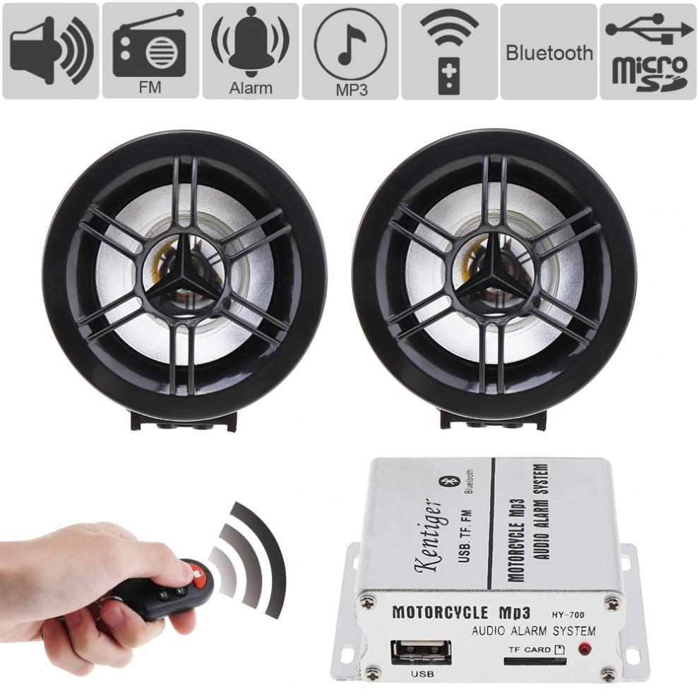 DC12V 2X10W Hi-Fi Bluetooth Anti-Diefstal Geluid Auto MP3 Fm Radio Waterdichte Auto Speaker Ondersteuning sd/Usb Ingang