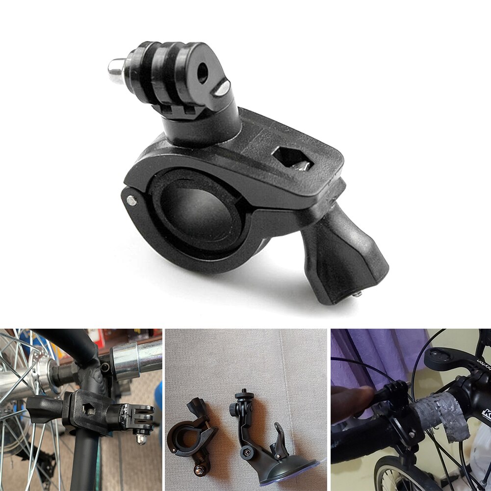 Cykel motorcykel action kamera styr mount 360 ° rotation til gopro hero 8 7 6 5 4 sjcam cykel kamera montering tilbehør