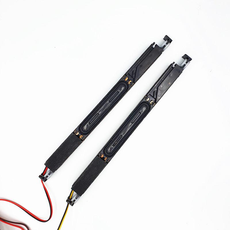 TV Panel Speakers - 8 Ohm 10W Built-in LCD Sound Box - Ultra-thin 2.45mm Plug - Pair