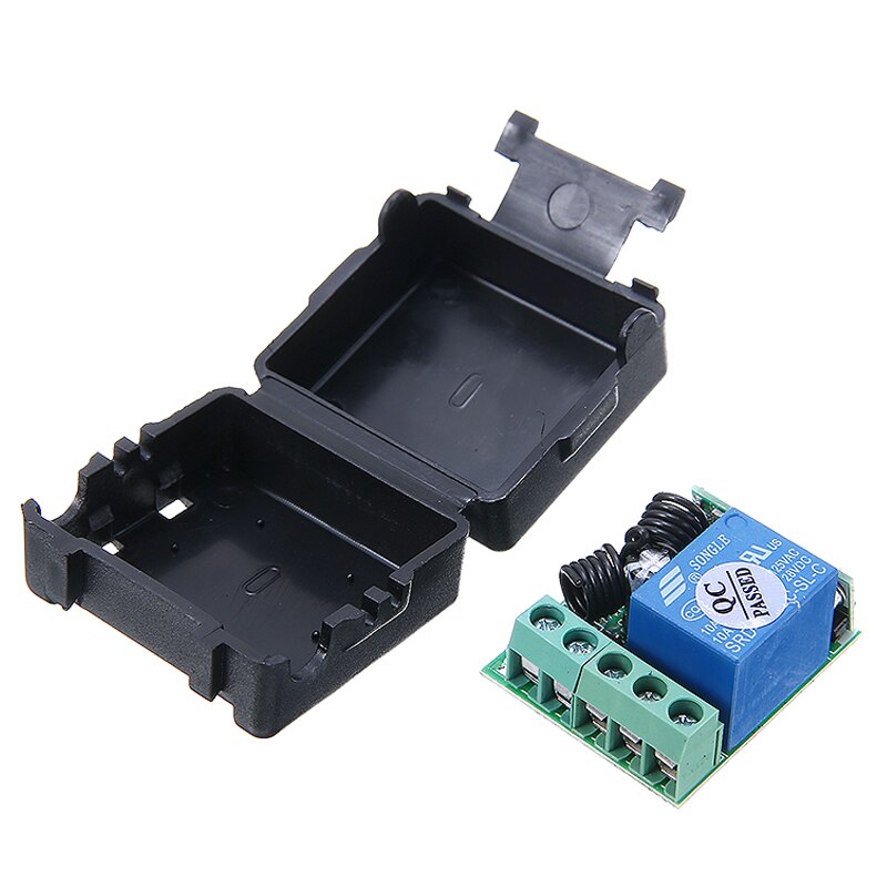 1 Set DC 12V Wireless Remote Control Switch 1 Channel 2 Relay with Wireless Remote Control Receiver Module