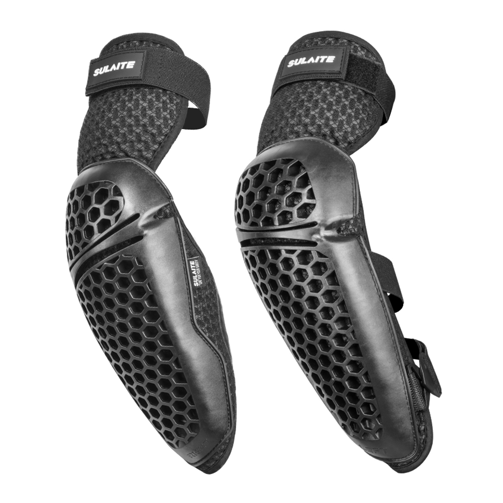 Ginocchiere per moto Ginocchiera da motocross traspirante Protezione per gomito per moto antiurto Protezione per gomito da equitazione per andare in bicicletta: Rosso
