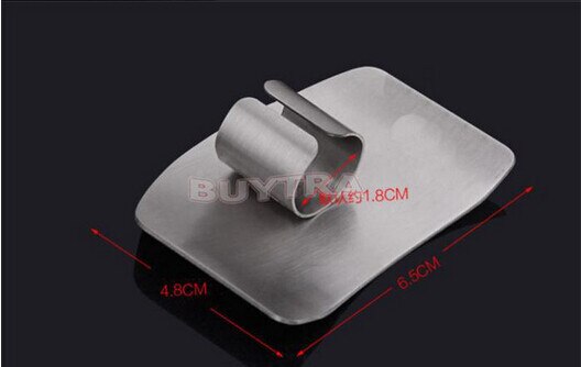 Stainless Steel Hand Guard Finger Protector Knife Slice Chop Safe Slice Tool Safe Anti Cutting Ring for Protecting Hand