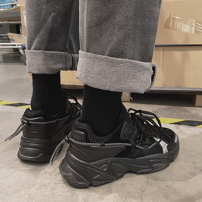 Heren casual schoenen wandelschoenen outdoor sneakers plateauschoenen heren comfort chunky sneakers herenschoenen sneakers
