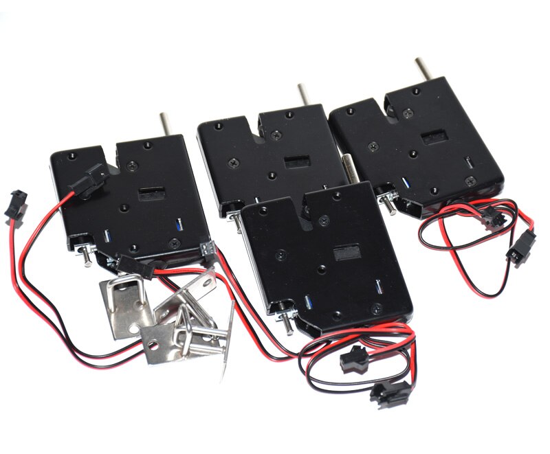 8 stücke DC 12 V 2A Magnet Elektrische Steuerung Schrank Schublade Schließfächer Schloss Pudsh-drücken, automatische Öffnen sterben Tür