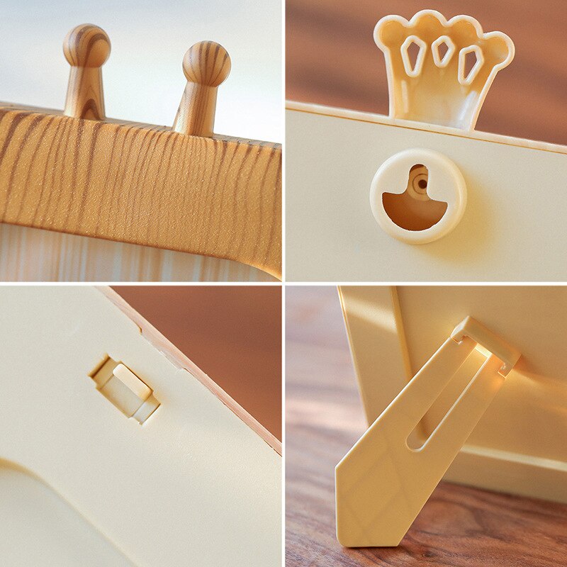 Marco de foto de madera maciza Simple, marco de foto de 7 pulgadas, tridimensional, hueco, 1 unidad