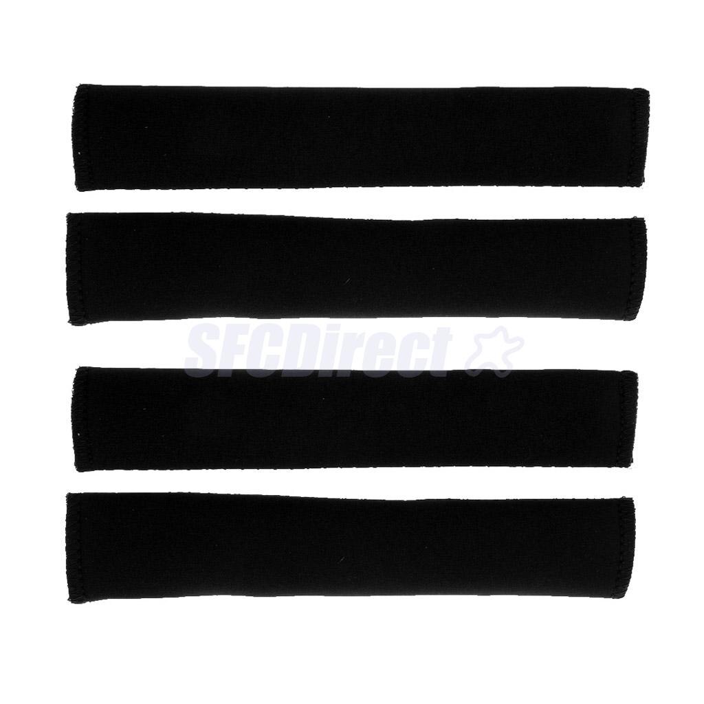 4Pcs Neoprene Bike Chain Protector Guard Bicycle Frame Cover Sleeve Anti-scratch Chain Stay Protector