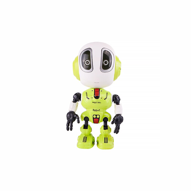 Kinderen Legering Intelligente Opname Praten Robot Dialoog Handleiding Vervorming Robot Jongen Ouder-kind Interactie Toys: light green