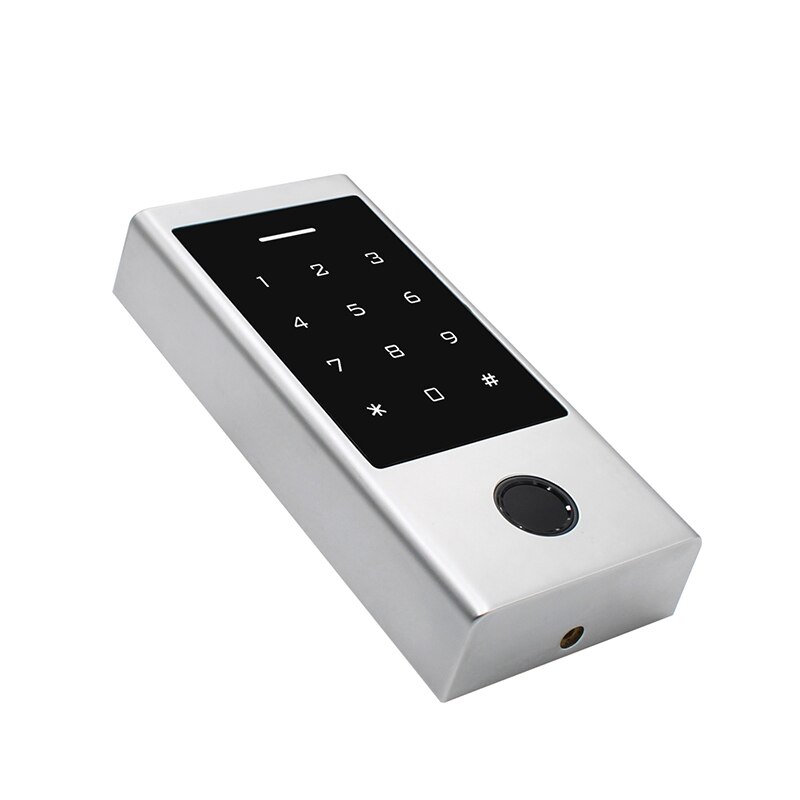 Metal Backlight Touch Keypad Waterproof RFID Card Password Reader Standalone Access Control