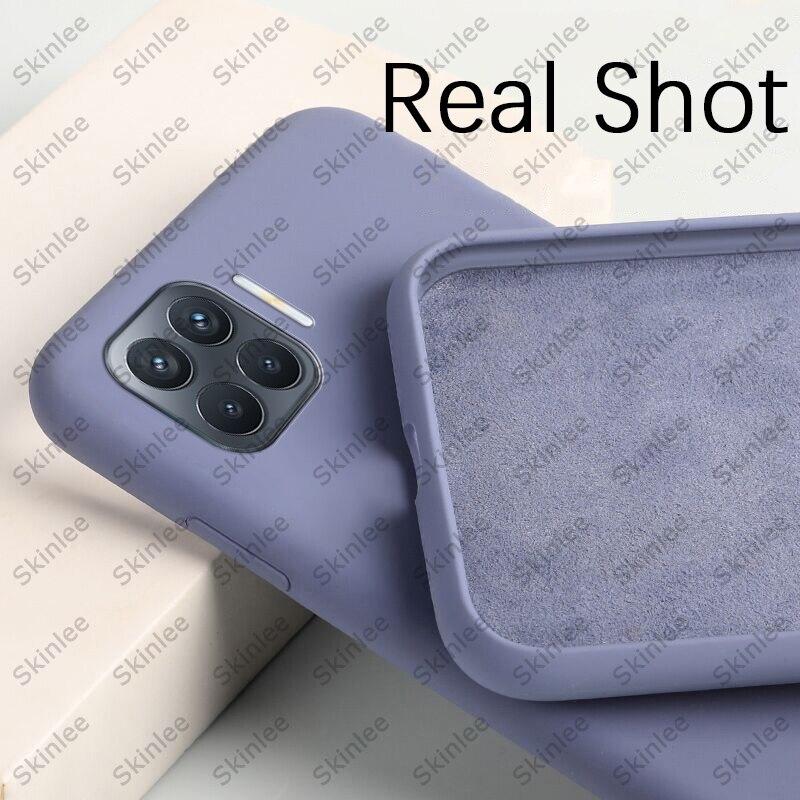 Skinlee For OPPO Reno 4 Lite Case Full Protection Soft Liquid Silicone Cover For Reno4 Lite 5G Shockproof Phone Case Funda