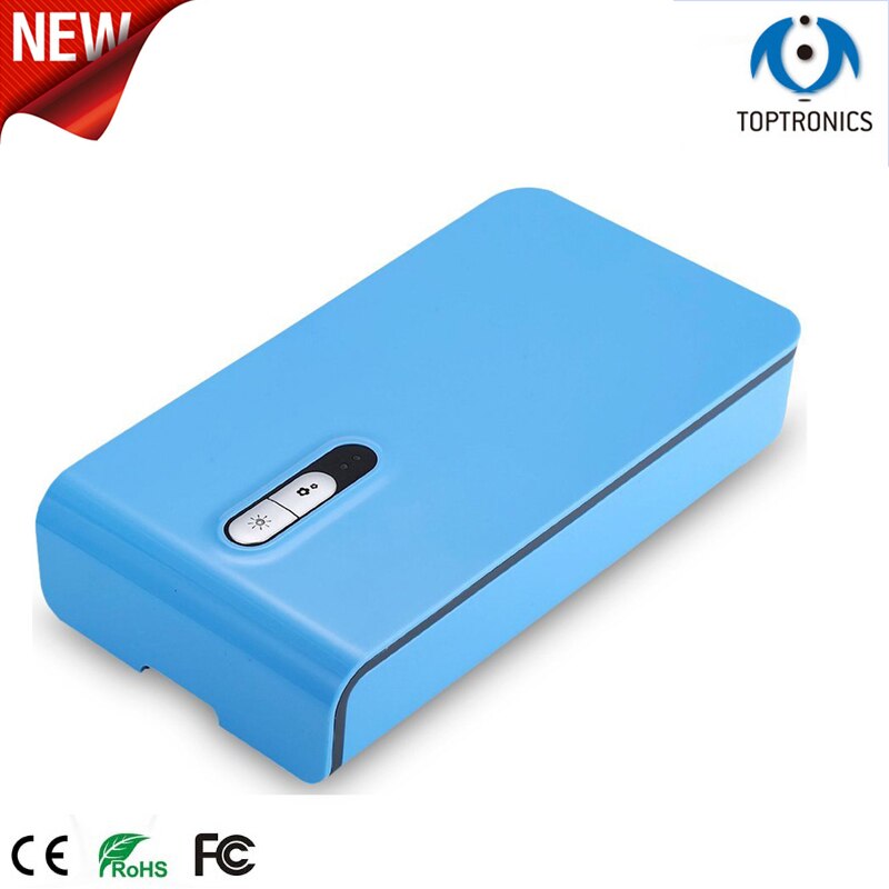 Toptronics de carga de teléfono y USB para el hogar desinfectante UV para Smartphone reloj pulsera ropa interior cepillo de dientes