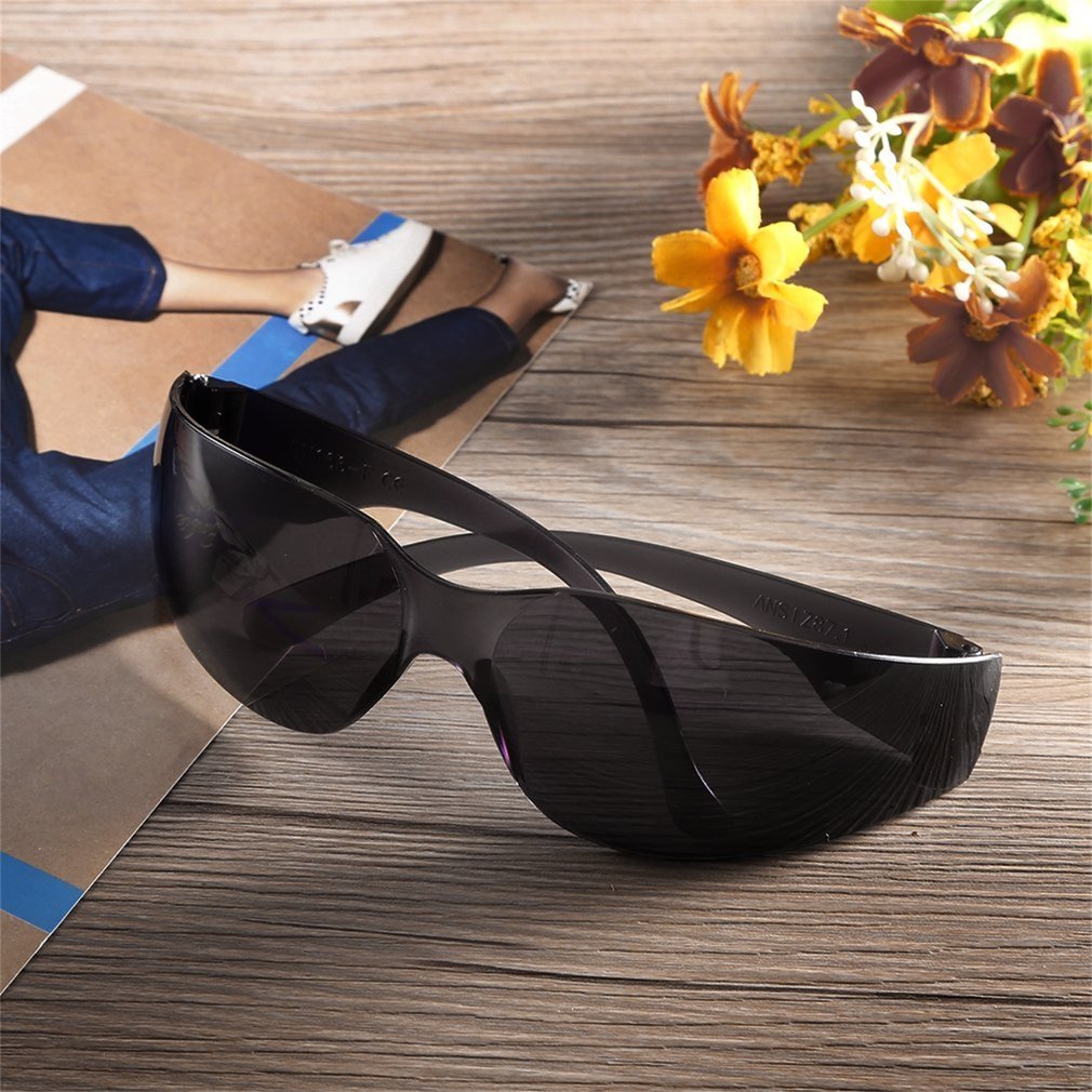 Safety Potective Black Goggles Glasses For Anti-UV Sunglasses Anti-Fog Shock proof working Eyes Protection Glasses