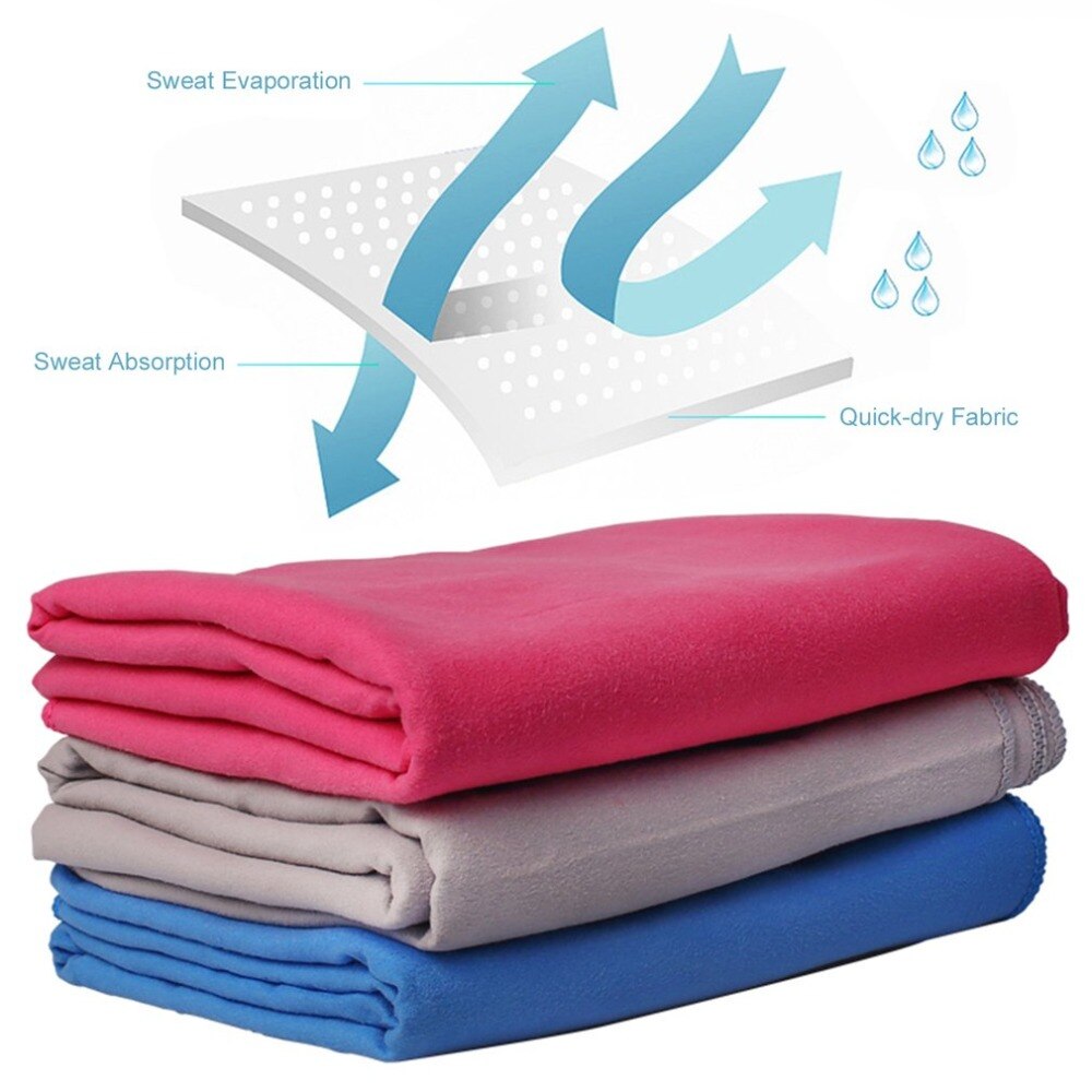 Draagbare Outdoor Snelle Droge Handdoek Reizen Effen Kleur Microfiber Handdoek voor Reizen Camping Sport Gym Zwemmen
