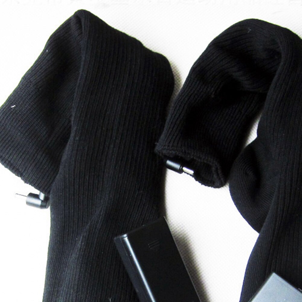 1 par masculino feminino meias aquecidas outono inverno diariamente rápido aquecimento pé mais quente clima frio camadas duplas anti fadiga multifunções