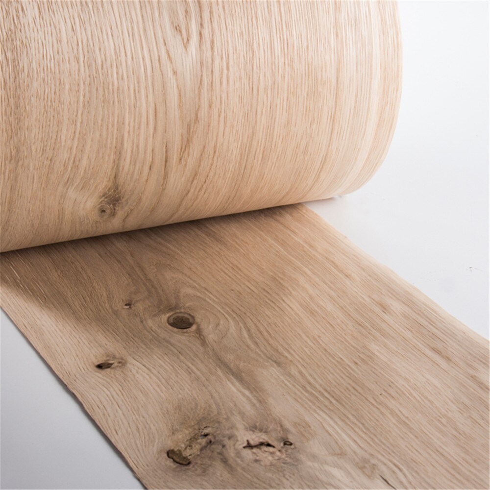 Nudo auténtico Natural de roble, chapa de madera Natural, Burl, muebles Vintage, 20x250cm, 0,2mm de espesor