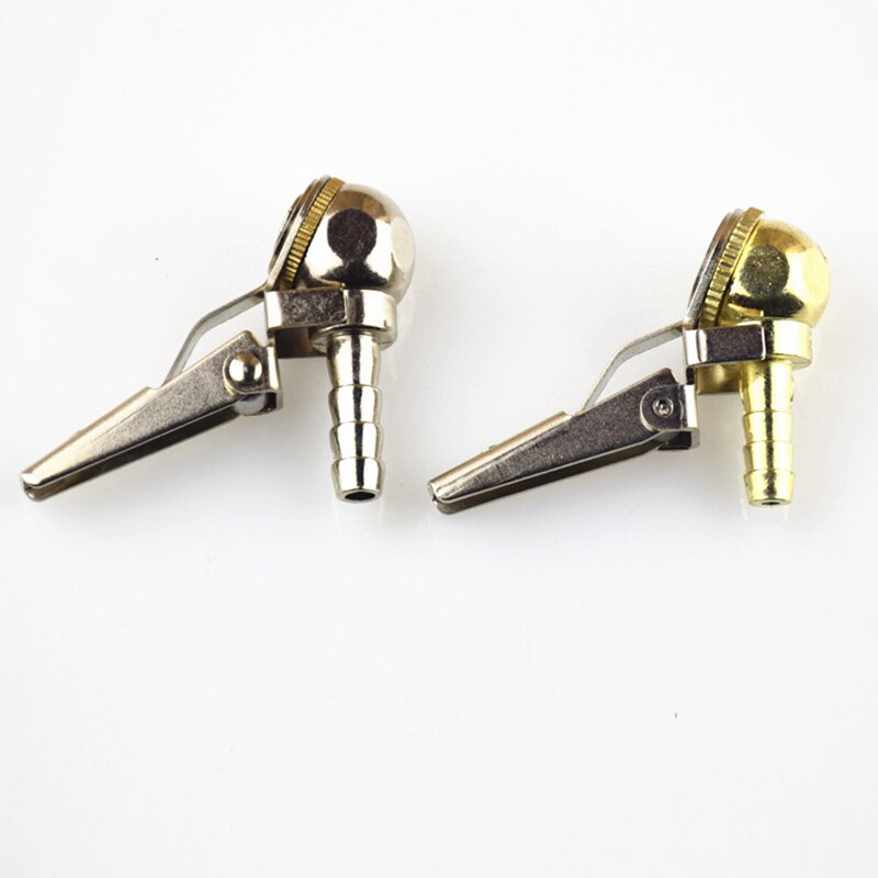 1Pc Tire Air Auto Tire Inflator Met Clip Voor Auto Band Reparatie Tools Chuck Inflator Gauge Messing Bal Auto