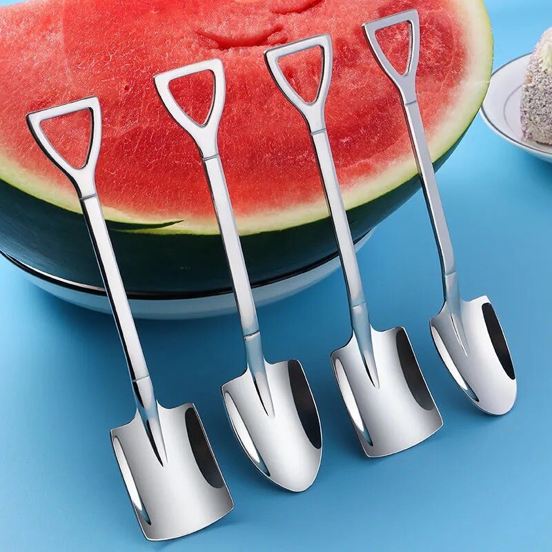 Kreative Eis Schaufel Löffel Edelstahl Einzigartige bilden Nachtisch Eis Löffel Scoop Kaffee Lustige Kawaii Wassermelone Schaufel