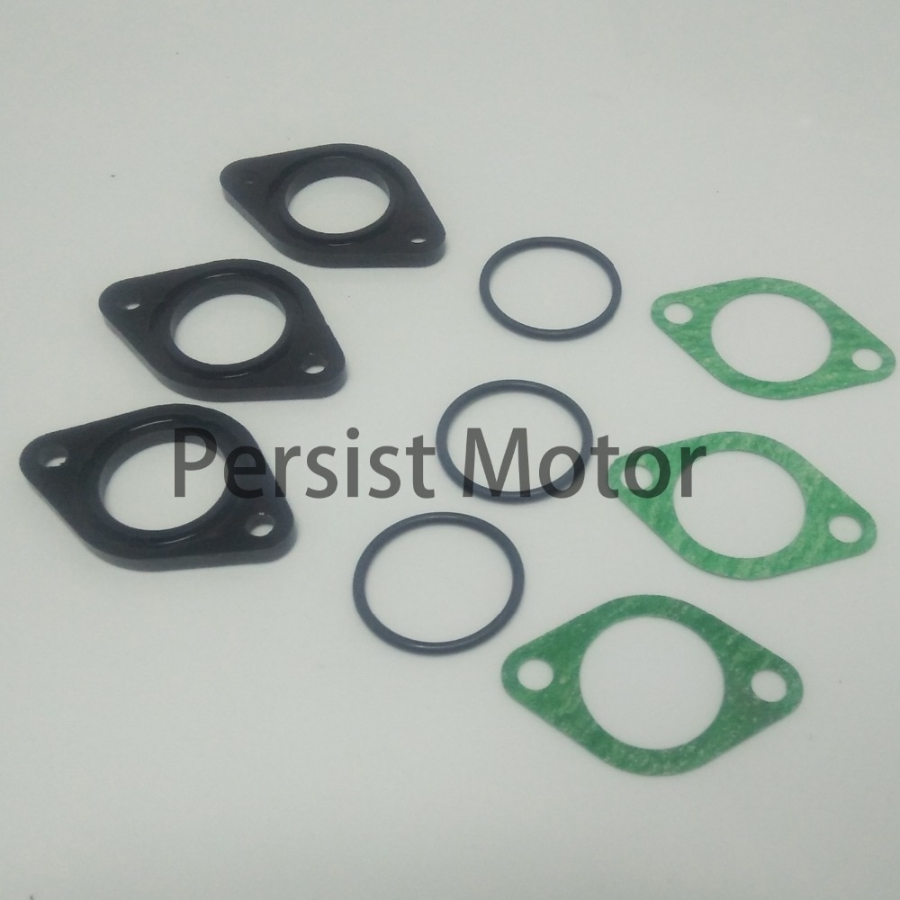 Carburador PZ26 PZ27 PZ30 de 26MM, junta de carburador, Colector de admisión de 6mm, espaciador de O-RING, juntas para ATV Go Kart, 3 unidades