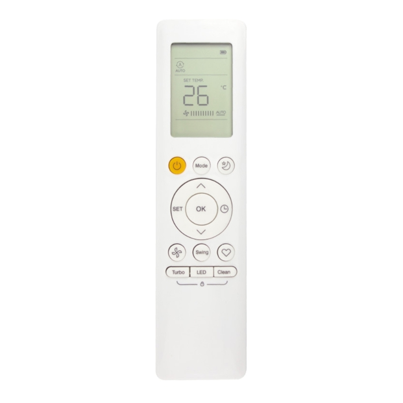 Ar Condicionado Substituição do Controle Remoto, Adequado para Midea, Komeco, Tornado, Comfee com LED, R06, BGCE, R06, BGE: Laranja