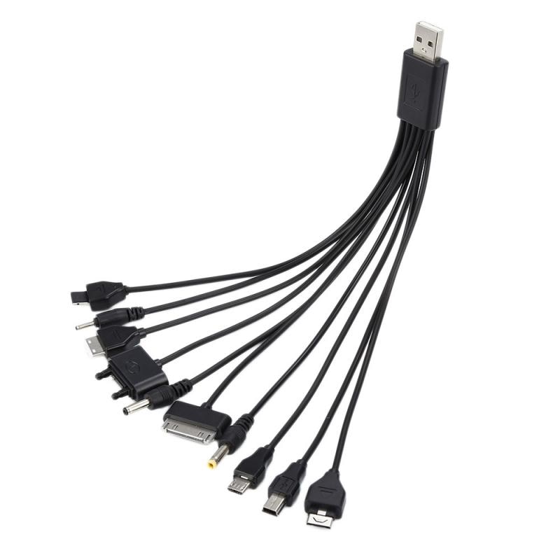 10 In 1 Universele Plug Draagbare Multifunctionele Usb Oplaadkabel Compatibel Voor Xiaomi Micro Kabel Android Charger Cable
