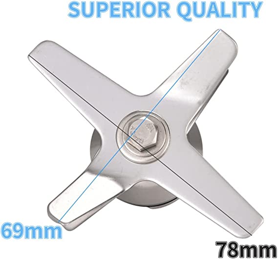 Blades for Electric Juicer Food Processor Blender Blade Replacement for JTC Omniblend TM-767 TM-800 TM-788 Multipurpose