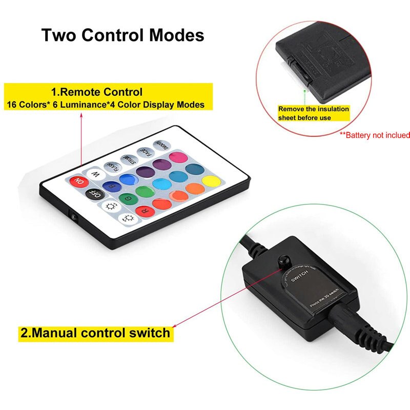 RGB LED Underwater Lights IP68 Waterproof Aquarium Lamp Landscape Spot light for Swimming Pool Tank Fountains Pond Garden 2022