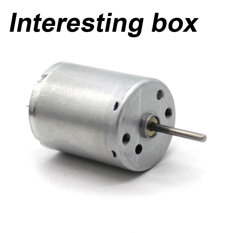 Long shaft 370 motor model electric motor large torque car model motor high torque micro DC motor 8v