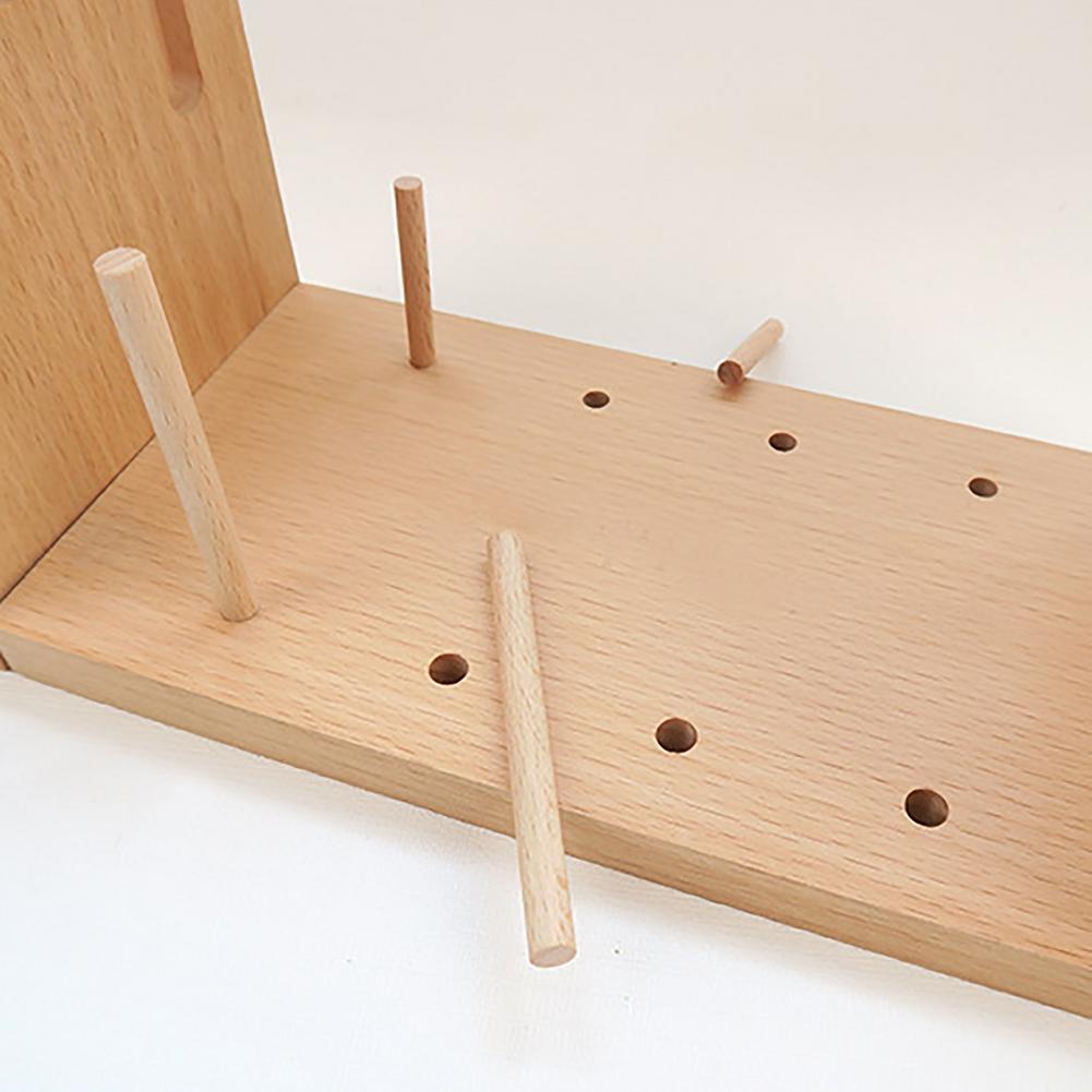 8-Spool Thread Holder Wooden Thread Rack Organizer... – Grandado