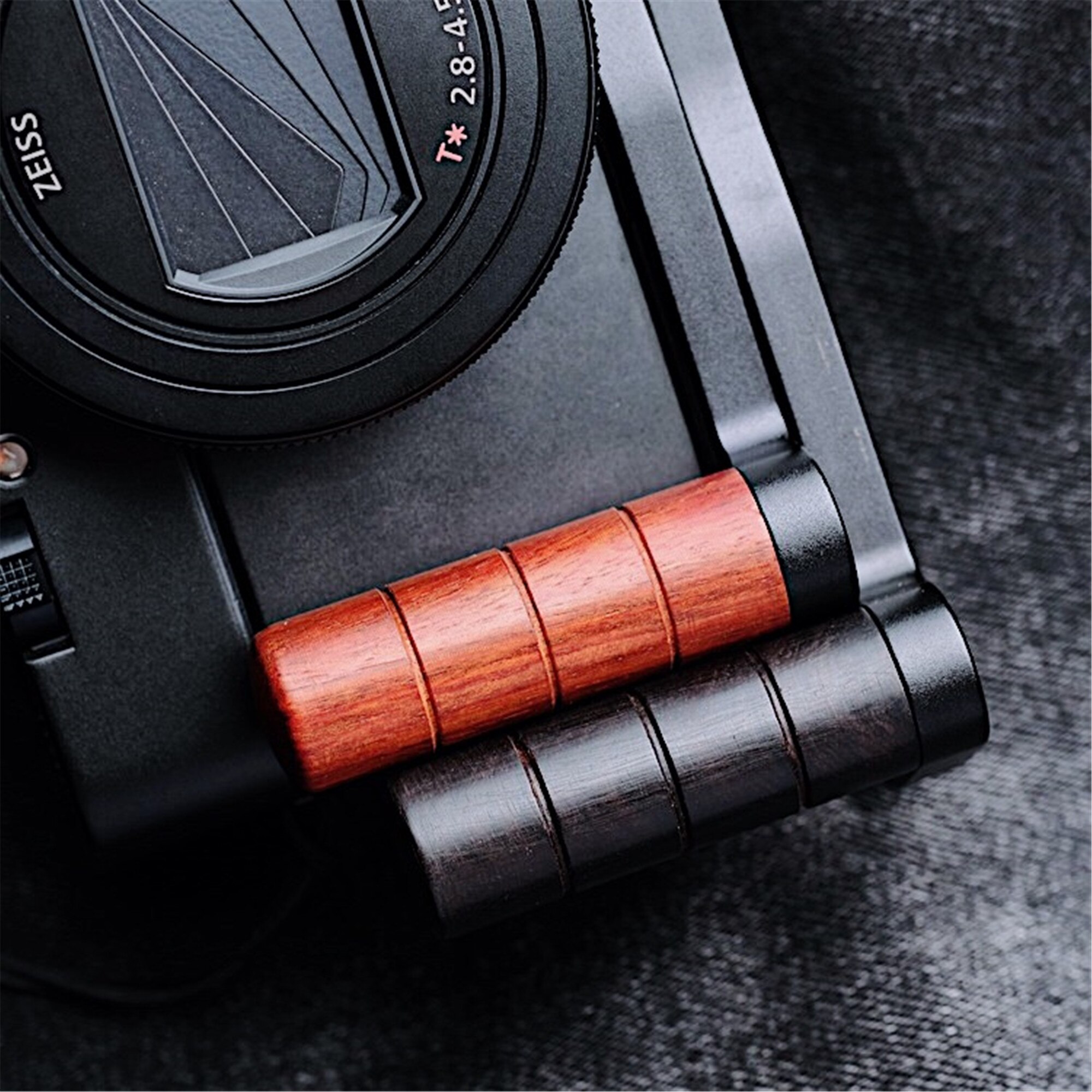 Houten Hand Grip Bracket Base L Plaat Voor SONY RX100 M6 M5 RX DSC RX100