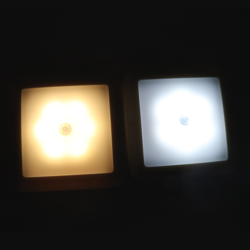 Led nattlys med smart bevegelsessensor batteristrøm, egnet for baby nattbordslampe kjøkken soverom korridor bad toalett