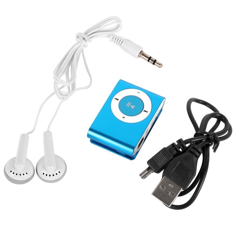 8 kleuren Portable Mini Mp3 Muziekspeler Mp3 Speler Ondersteuning Micro TFCard Slot USB MP3 Sport Speler Usb-poort Met oortelefoon