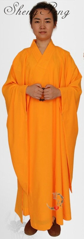 Buddhistiske munkeklæder tøj shaolin munketøj kvinder shaolin munke uniform kung fu robes  q271: 2 / Xxl