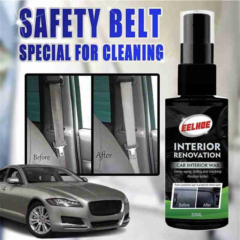 30ml Automotive Interior Refurbishing Spray Plastic Parts Wax Retreading Agent Renewed Plastic Restore