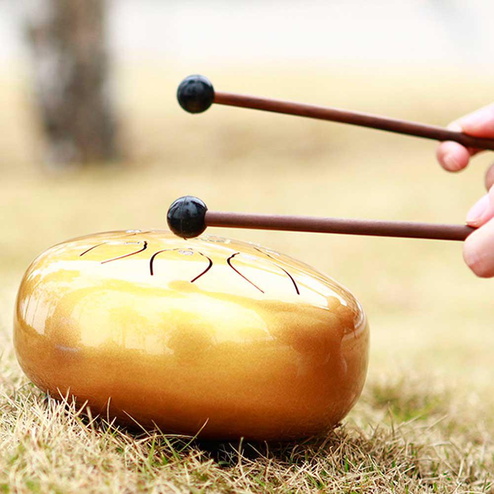 Instrumento de música budista de 6 pulgadas y 8 tonos, instrumento para cantar y sanar el sonido