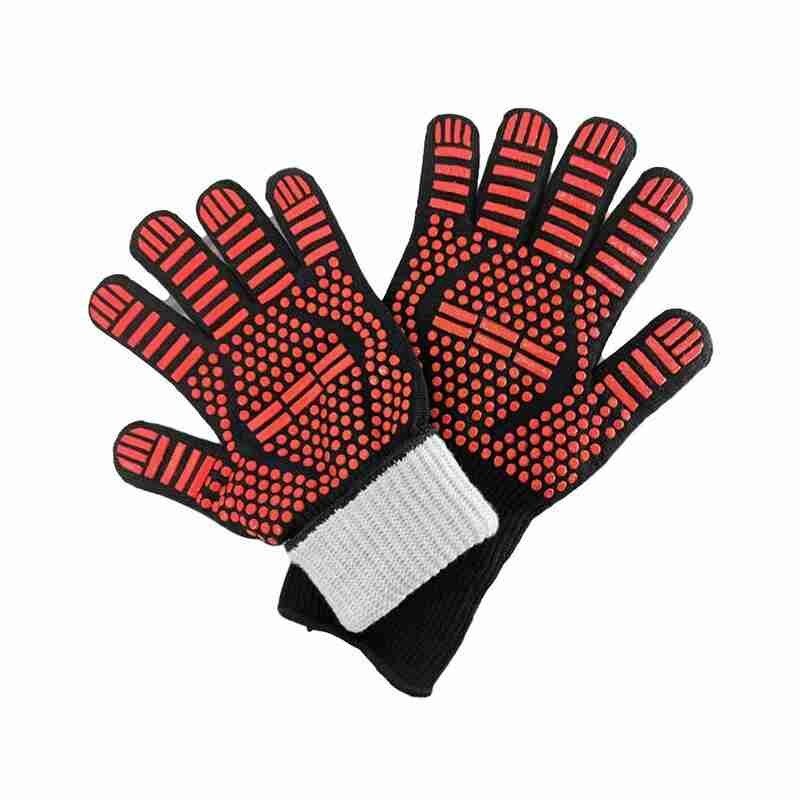 Guantes de cocina para parrilla y barbacoa, resistentes al calor extremo, guantes de soldadura para horno para barbacoa, utensilios de cocina resistentes al calor, 1 pz