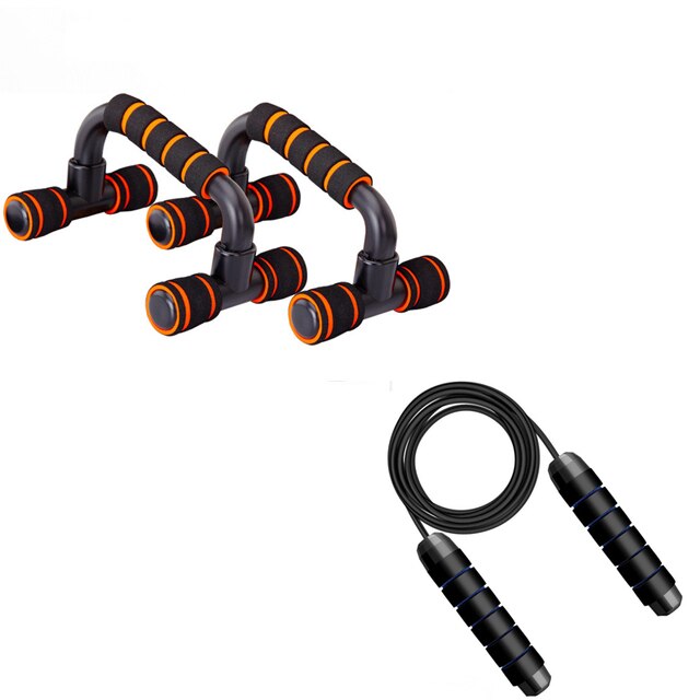 Soportes de barra de flexiones para el pecho, mangos de barra para Fitness, gimnasio, entrenamiento muscular, bastidores de flexiones para culturismo, 1 par: Suit-2