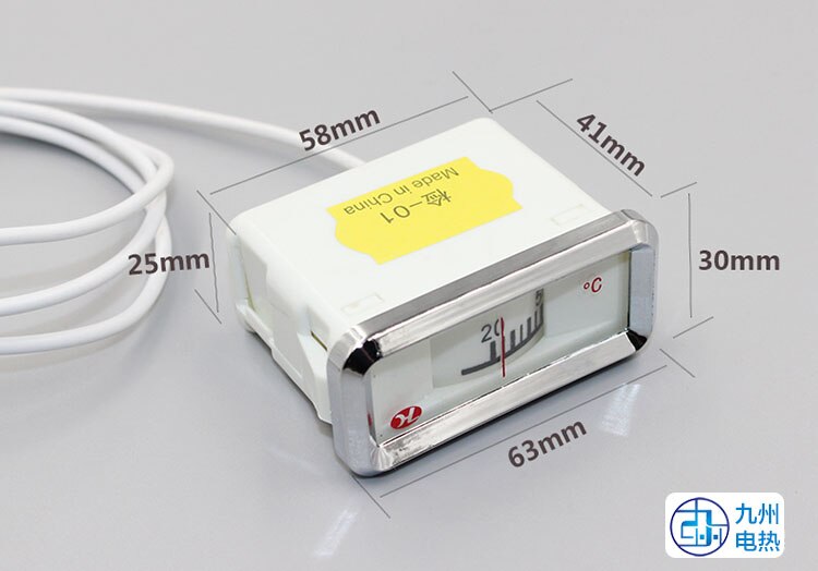 Water Boiler Thermometer 20-110-Degree Boiler Only Temperature Indicator Water Heater Part Water Temperature Table