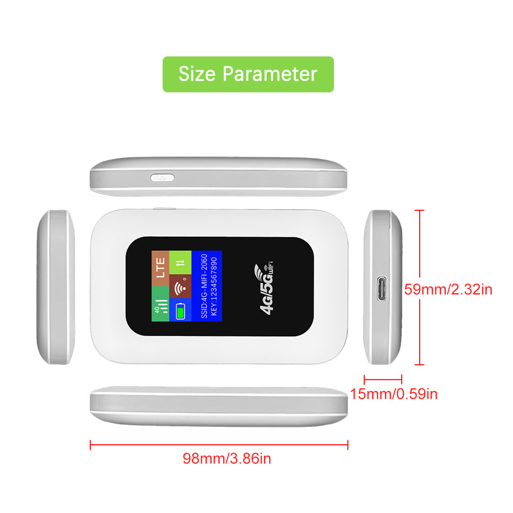 Benton WiFI 4G LTE Router Portable Unlock 4G Wireless Router SIM Card Slot Mini Outdoor Hotspot 150Mbps Pocket WiFi Repeater