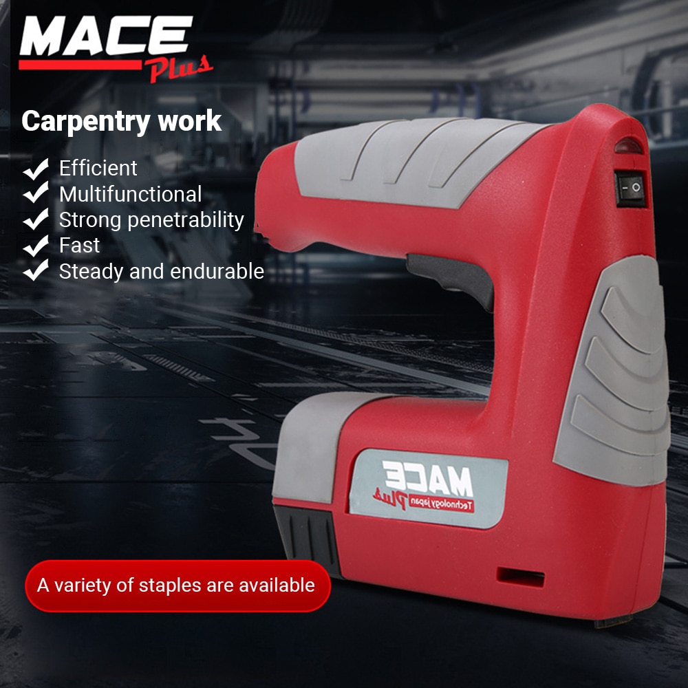 Portable MT-SG4.2VKIT Cordless Electric Nail Rechargeable Lithium Battery Carpenter's Nail Gun Woodworking Tools