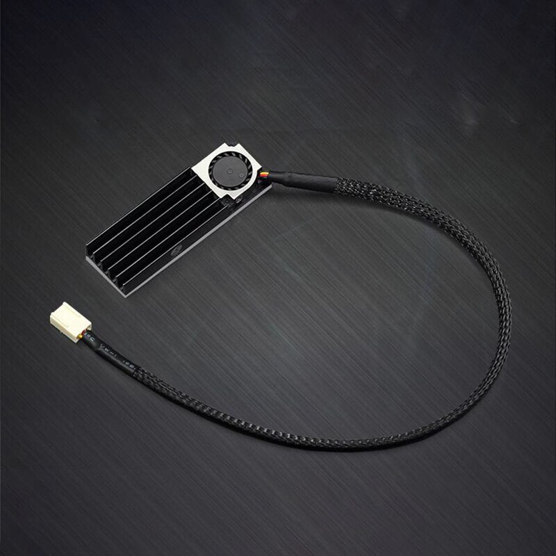 M.2 Hard Disk Heat Sink PCI-E for M.2 2280 Specification SSD Cooling Fan M.2 Solid Cooling Vest 3PIN Power Supply