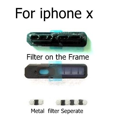 1 einstellen Klebstoff mikrofon Anti Staub Gittergewebe für iPhone 6 6s 7 8 Plus X MIC Staub-beweis Filter auf sterben rahmen mit 3M Kleber aufkleber