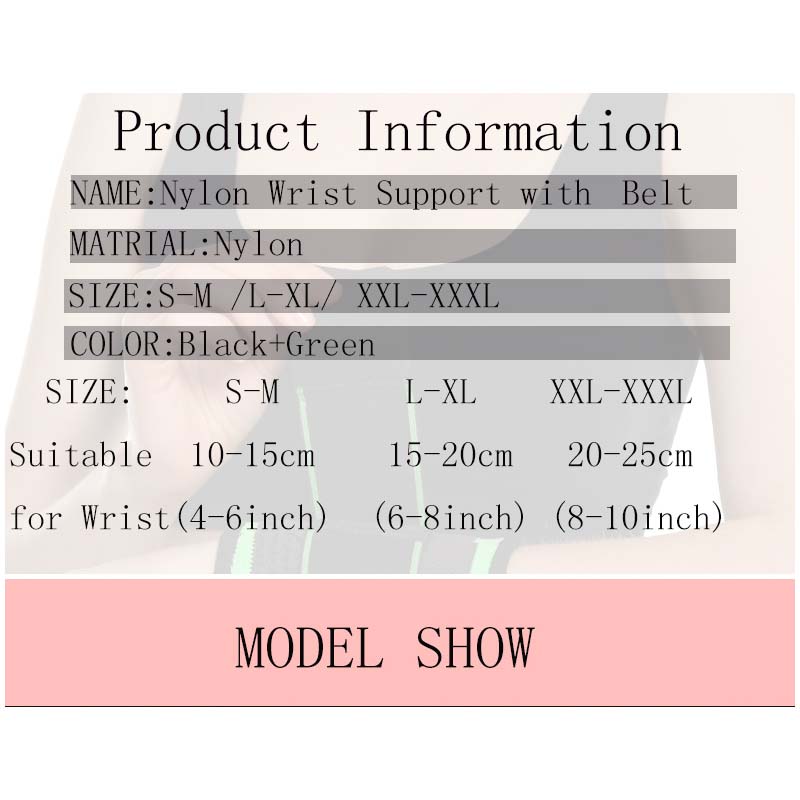 1 stück nylon-handgelenkbandage zum schutz, sport-druckverband, fitness-handgelenkbandage